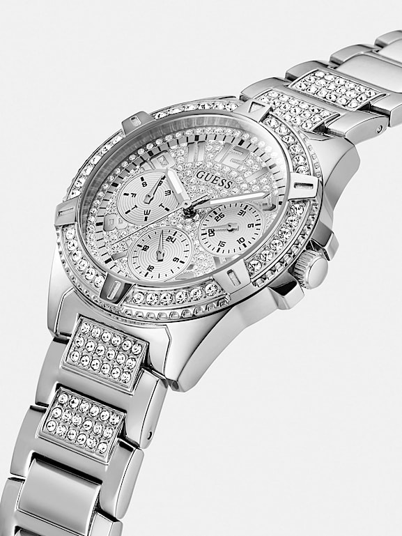 GUESS MONTRE MULTIFONCTION CRISTAUX Femme