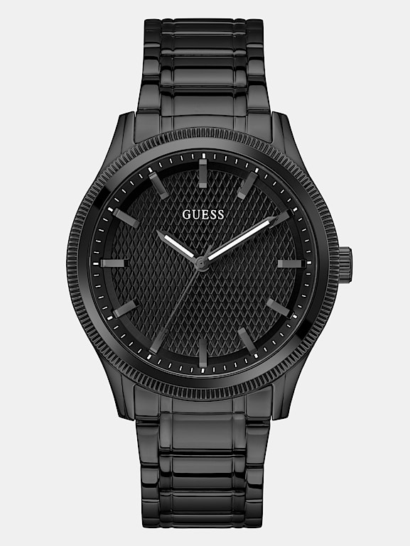 GUESS Stainless steel analogue watch Men
