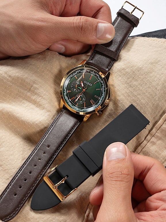GUESS Multi function watch with interchangeable strap Men