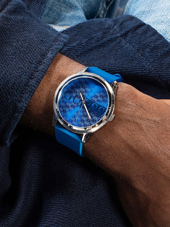 Puma blue cheap analog watch