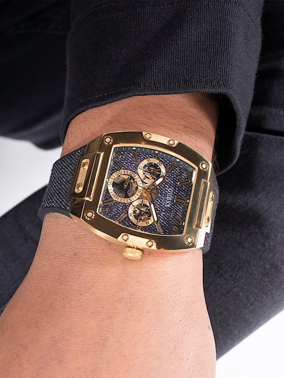Denim guess watch discount