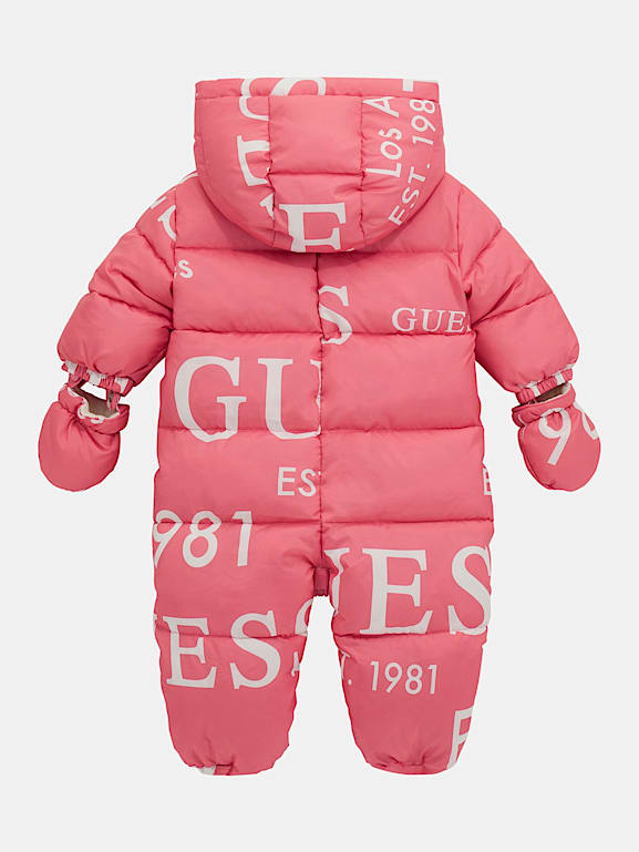 Tutina imbottita logo all over