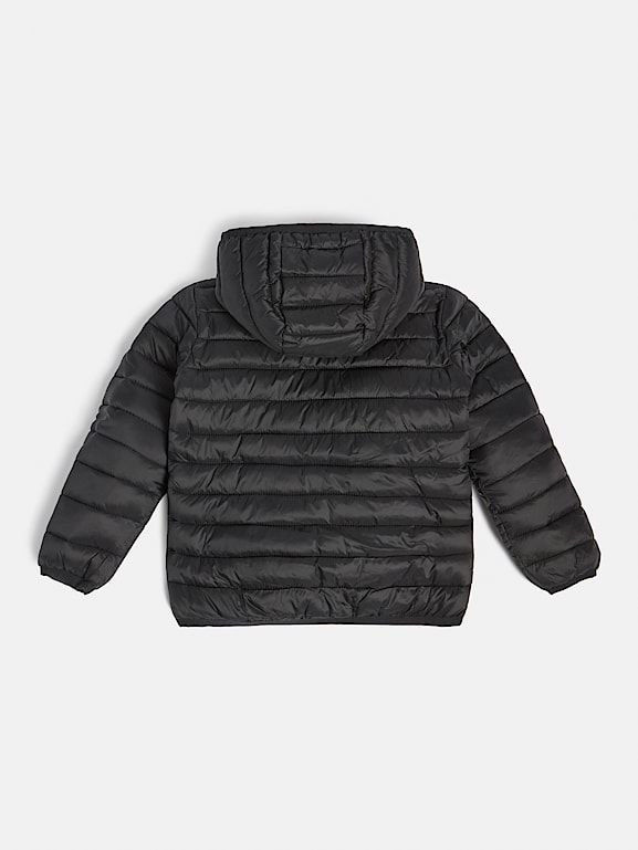GUESS Kids HOODED PADDED JACKET WITH LOGO Boys