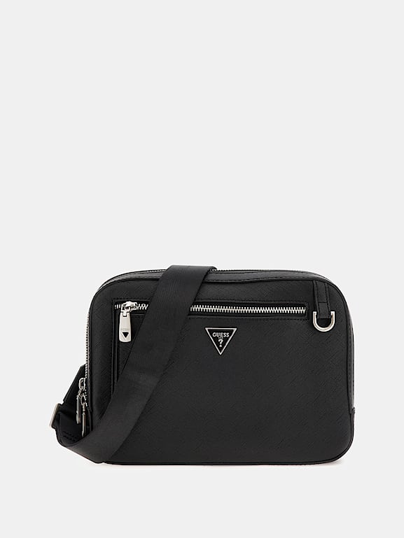 Guess saffiano mini cross body bag on sale