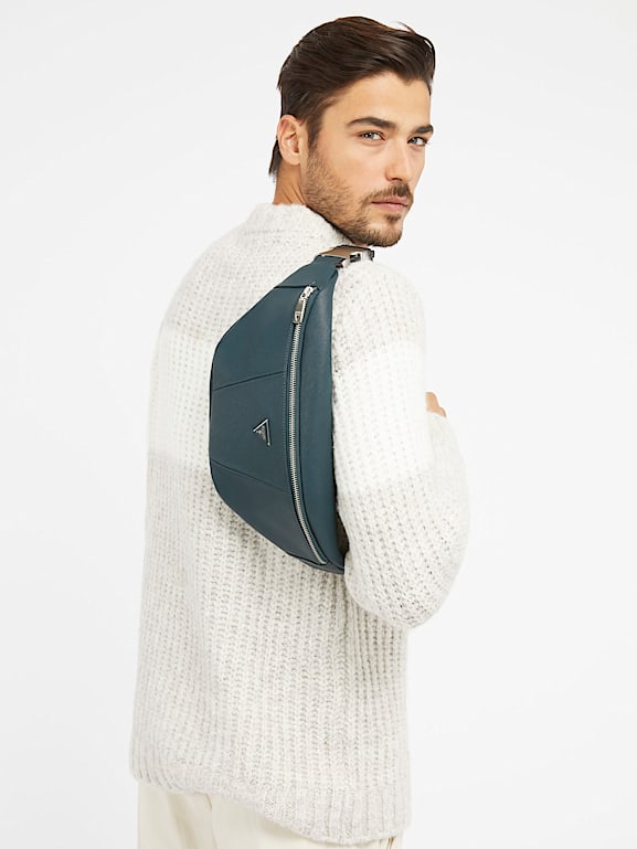 Certosa Saffiano Eco belt bag Men GUESS Past Collections