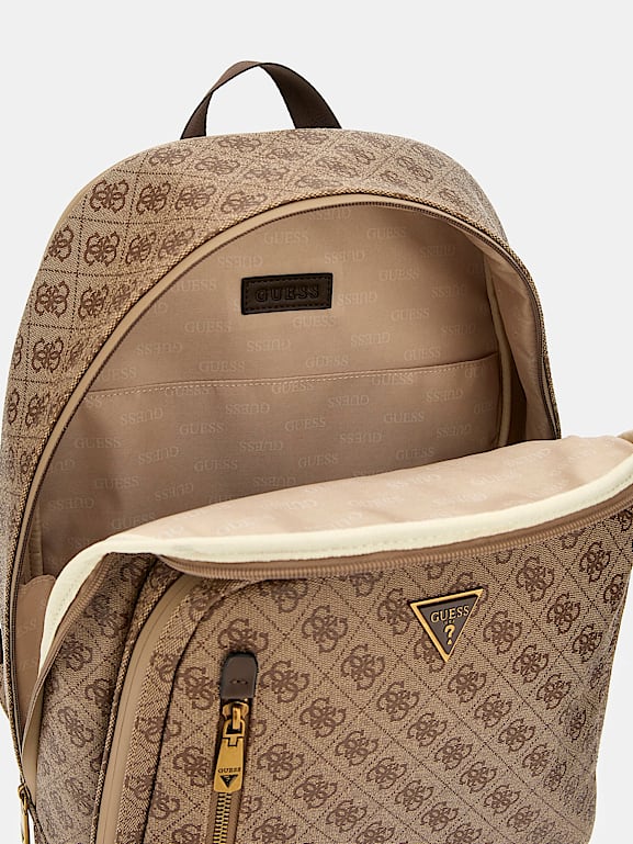 Guess logo shop print backpack