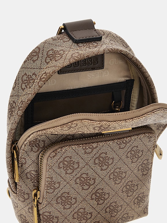 GUESS Vezzola Eco 4G logo mini backpack Men