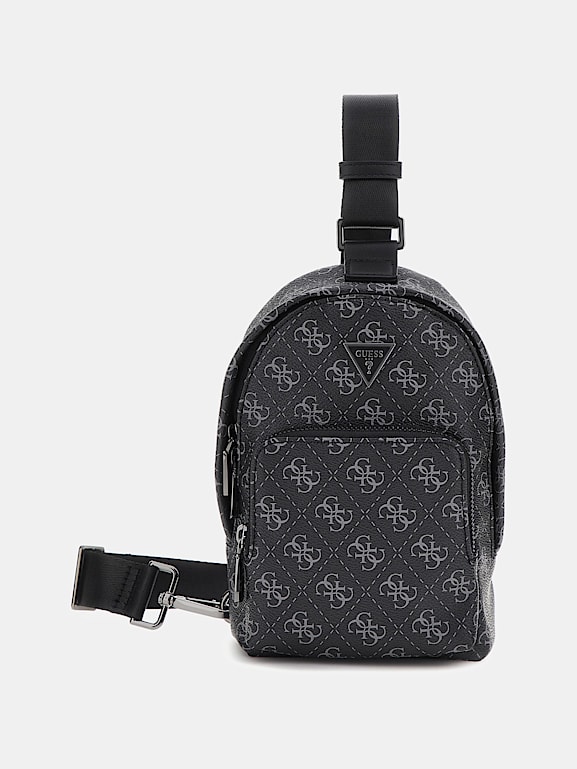 Black guess store mini backpack