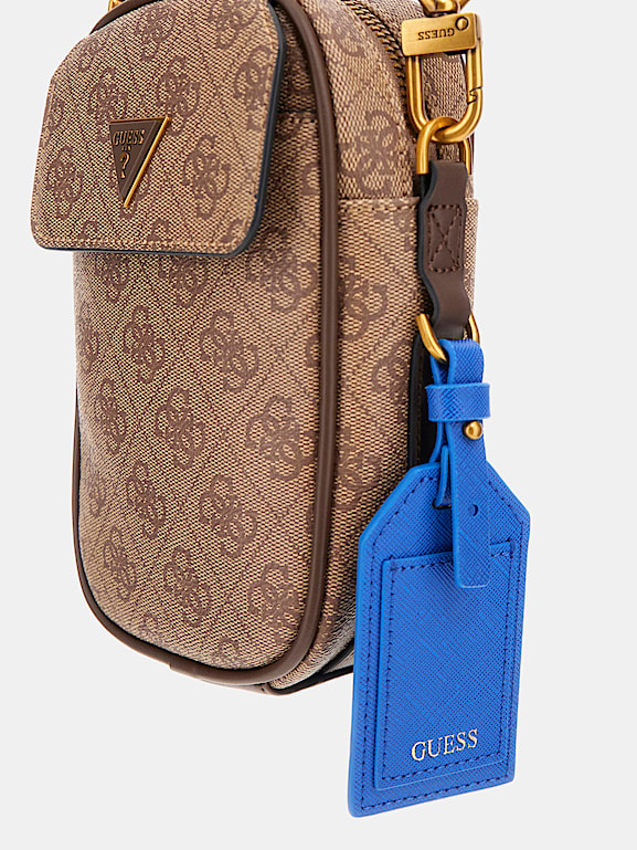 GUESS borsa a tracolla Vezzola Vertical Crossbody Green 7617076981480