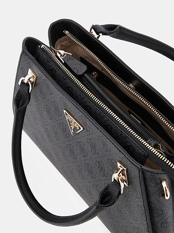 Sac Guess Iwona VG930923 – Simili Cuir Noir – Unisexe – Neuf Sous Emballage