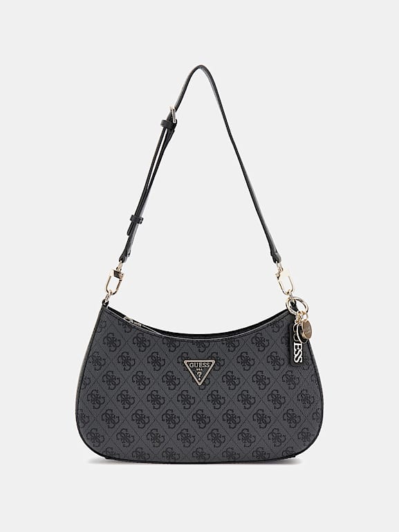  GUESS Noelle - Bolso pequeño Noel, Negro - : Ropa