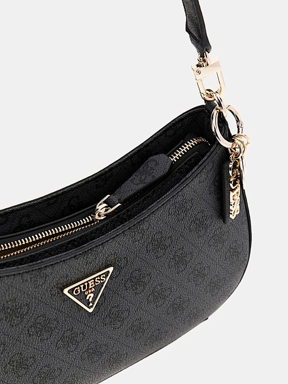  GUESS Noelle - Bolso pequeño Noel, Negro - : Ropa