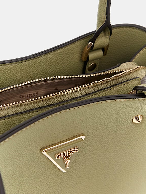 GUESS Meridian studded shoulder bag Women