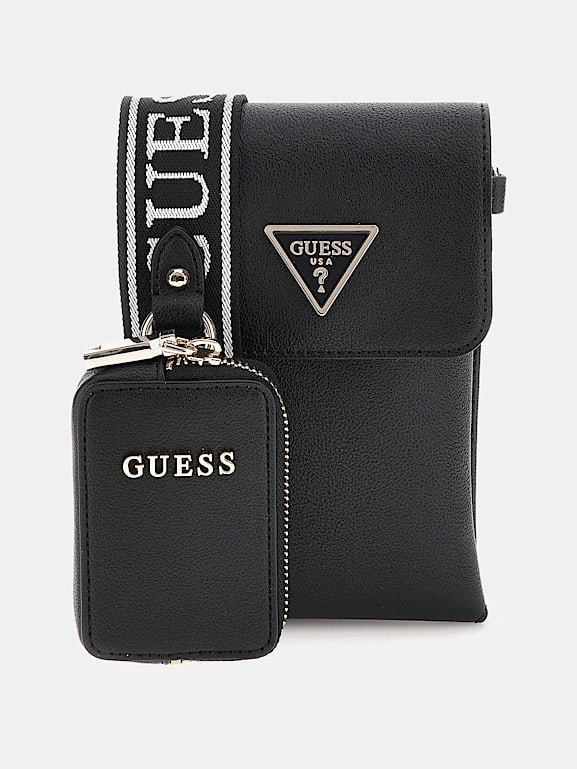 Guess mobile pouch keychain sale