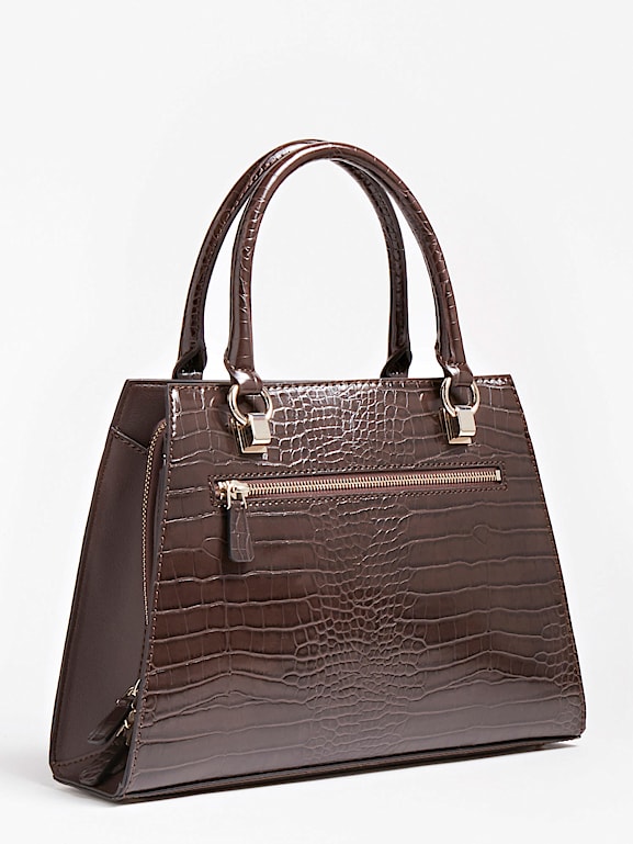 Stephi croc print handbag 2025