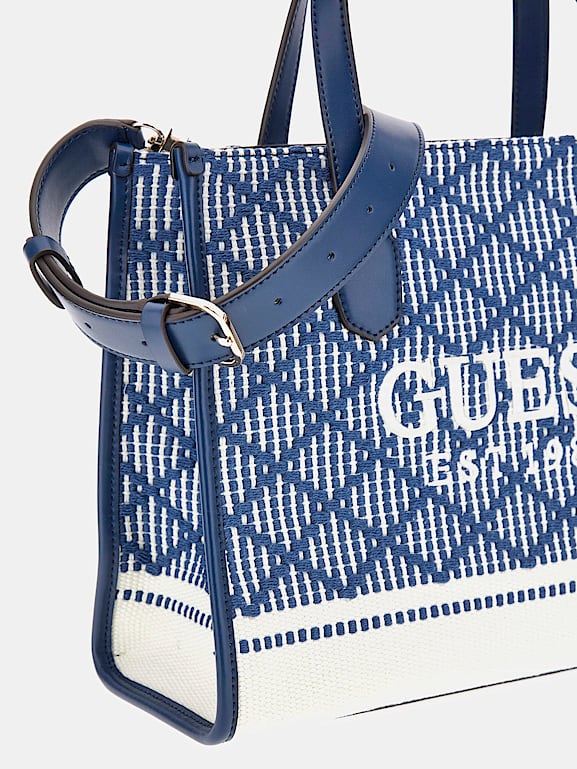 GUESS Borsa a mano Silvana intrecciata