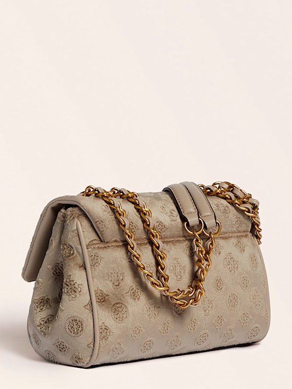 Guess velvet bag sales