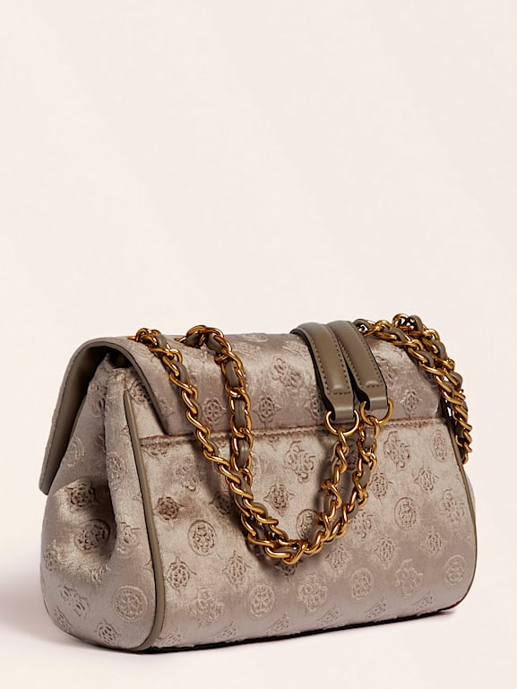 Guess velvet bag hotsell