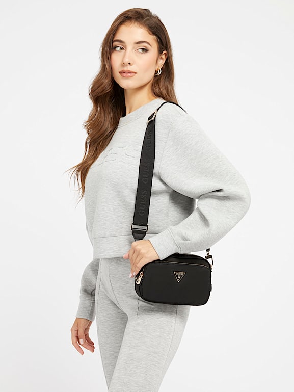 Guess saffiano mini cross body bag top