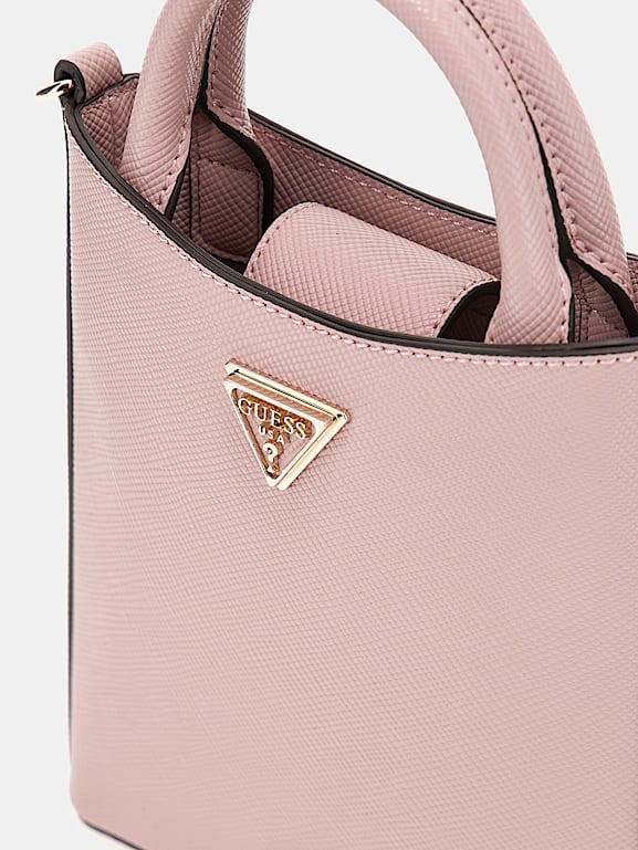 Small pink guess purse sale