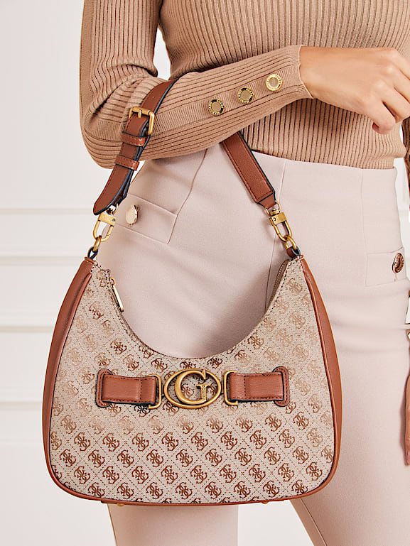 GUESS AVIANA 4G LOGO HOBO