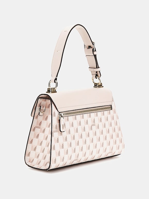 GUESS Hallie geometric print handbag