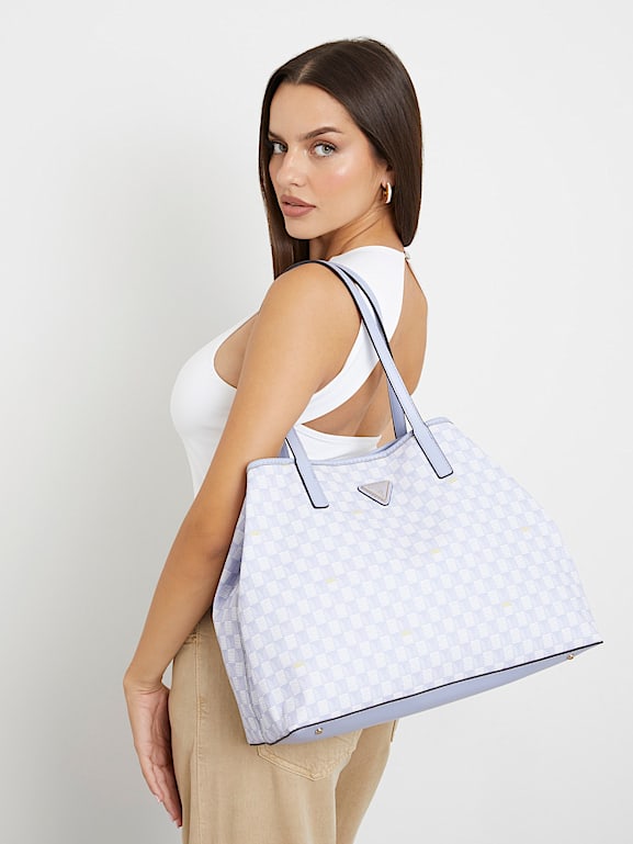 GUESS Vikky geometric maxi shopper