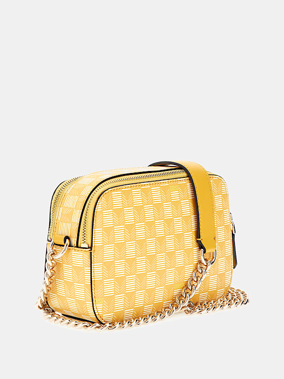 GUESS G Wave geometric print mini crossbody