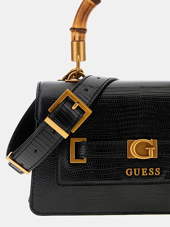 GUESS Mini Henkeltasche Sibel Pythonprint Damen