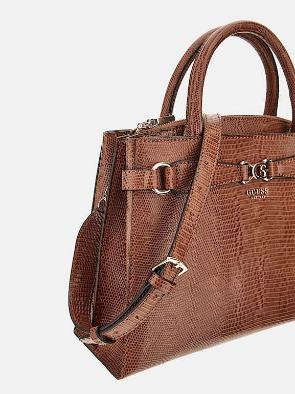 GUESS Borsa a mano Arlena stampa pitone Donna