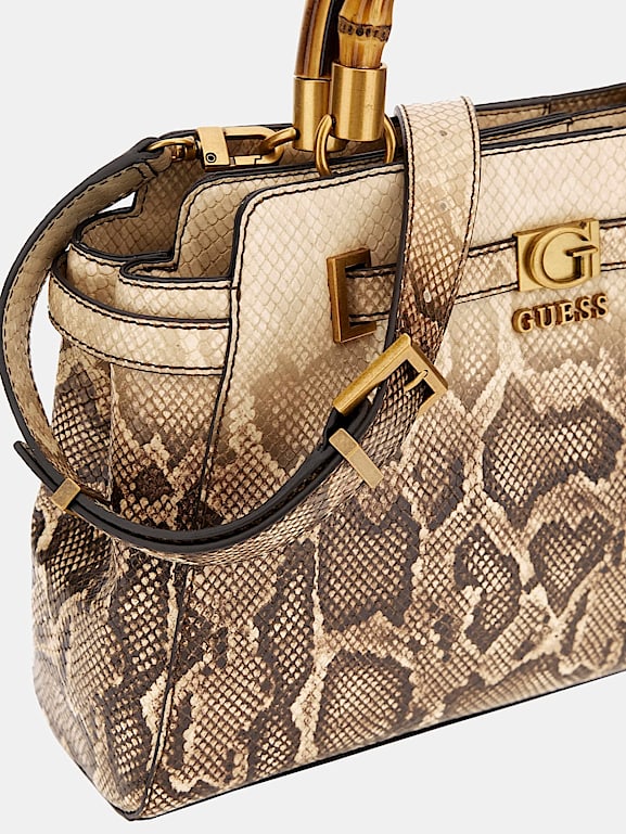 GUESS Borsa a mano Sibel stampa pitone Donna
