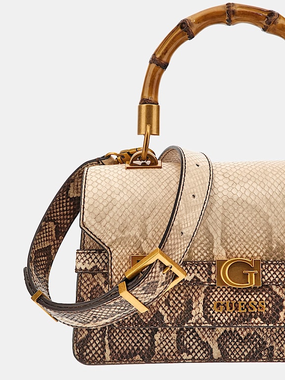 GUESS Mini borsa a mano Sibel stampa pitone Donna