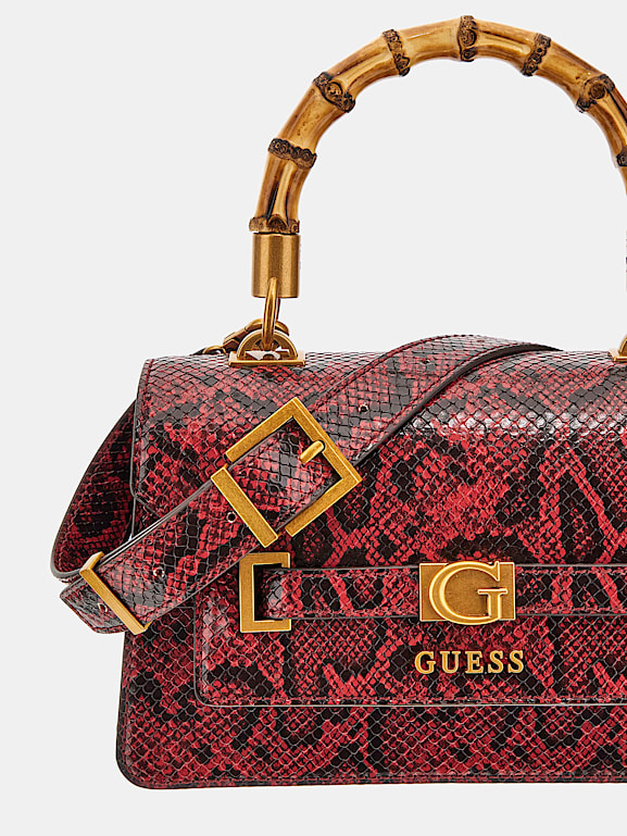 GUESS Mini borsa a mano Sibel stampa pitone Donna