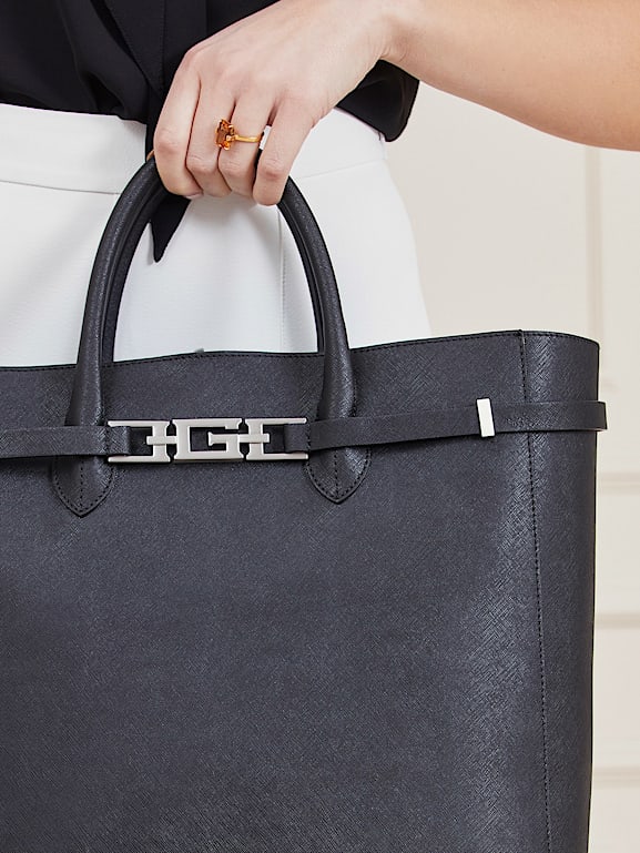 GUESS Bolso de mano Cristina piel aut ntica