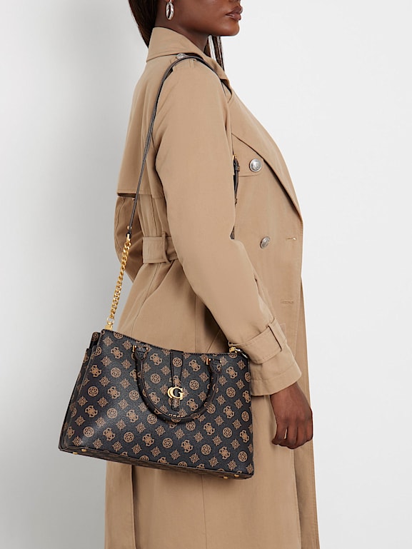 GUESS® Kuba 4G peony logo handbag Women 