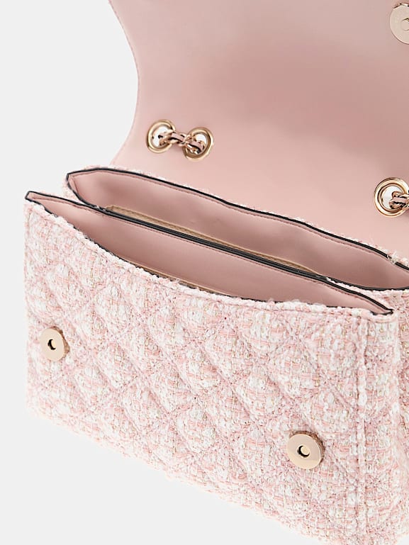 Sac bandoulière lady web en tweed on sale