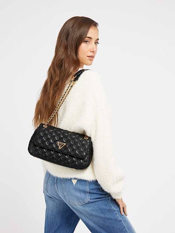 GUESS Giully Quilted Crossbody Bag