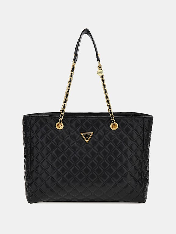 Guess borsa trapuntata suave in sale pelle