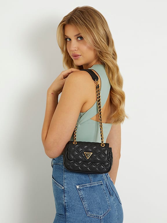 GUESS Giully Quilted Mini Crossbody Bag Women