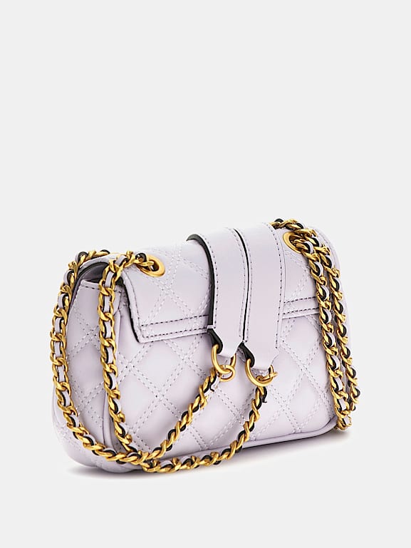 Guess kaylee quilted mini crossbody clearance