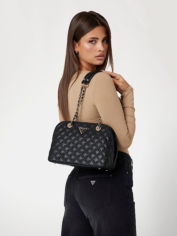 GUESS Borsa a spalla Giully trapuntata Donna
