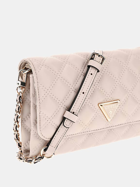 меленькая голенькая GUESS® Маленькая стеганая сумка на ремне «Giully» Женщинам