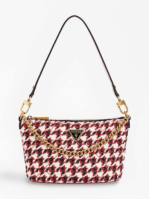 Prada tweed bag cheap