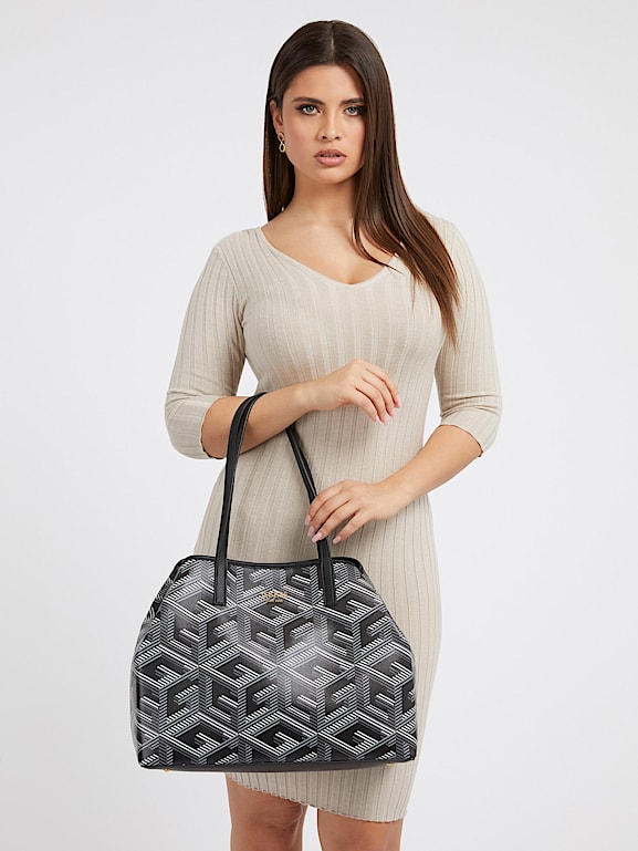 Guess vikky logo shopper top