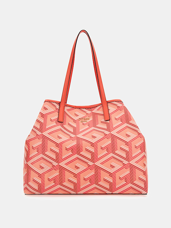 Shopper Vikky G Cube Logo Damen GUESS Fruhere Kollektionen