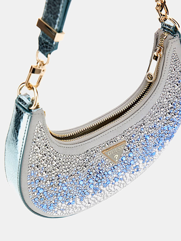 GUESS Borsa a spalla Sofia strass Donna