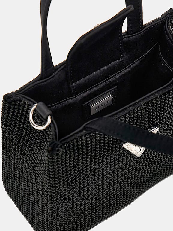 Handtasche schwarz strass Clearance