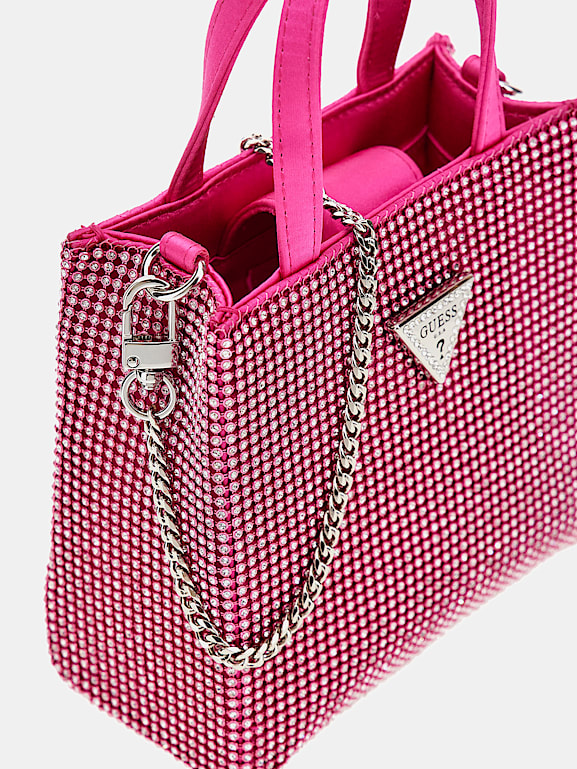 GUESS Mini sac a main Sofia a strass Femme