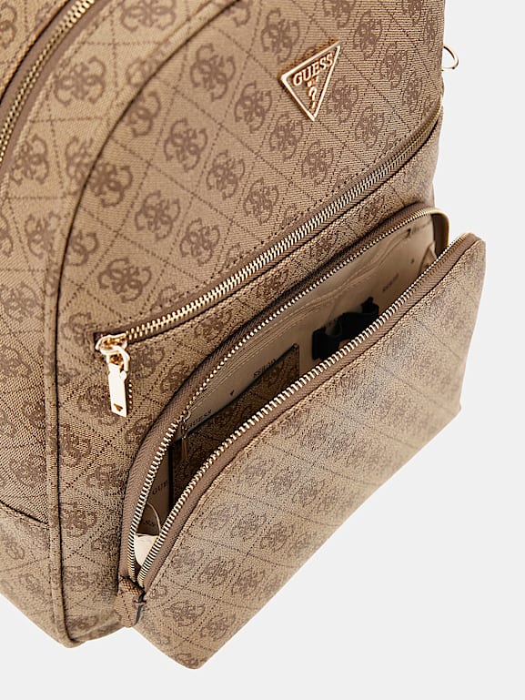 GUESS GroBer Rucksack Power Play 4G Logo Damen