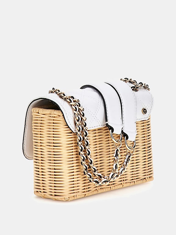 Guess straw bag shop
